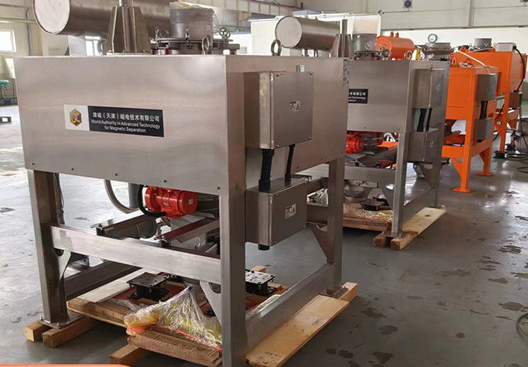 Pemisah magnetik kering untuk bahan katode baterai lithium Pemisahan kotoran besi Efisiensi meningkat 20%
