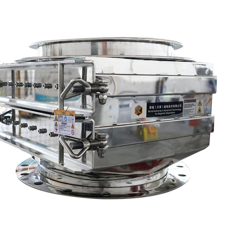 10,000 Gauss High Intensity Magnetic Separator Bijih Besi / Scrap Metal / Quartz Sorting