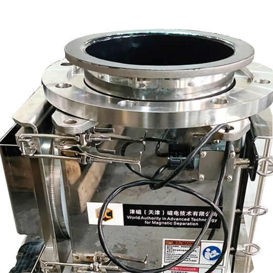 Heavy Duty Rotary Magnetic Separator Untuk Jalur Pengolahan Bijih Pasir Stabilitas Tinggi & Garansi Global