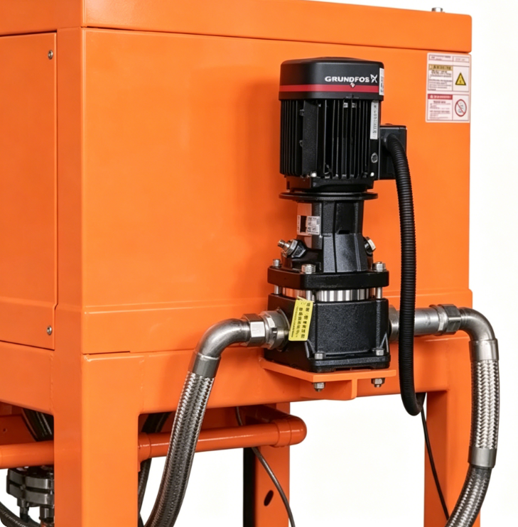 Konsumsi daya rendah Kontrol otomatis penuh pemisah magnet basah dengan struktur kompak untuk jalur hemat energi