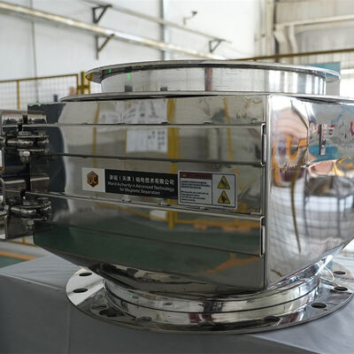 Pemisah Magnet Permanen Pembersih Diri Gradien Tinggi dengan Penggerak Pneumatik untuk Pembuangan Besi Berkelanjutan